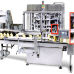 Rotary Spout Inserter | Precisely Insert spout into large container.